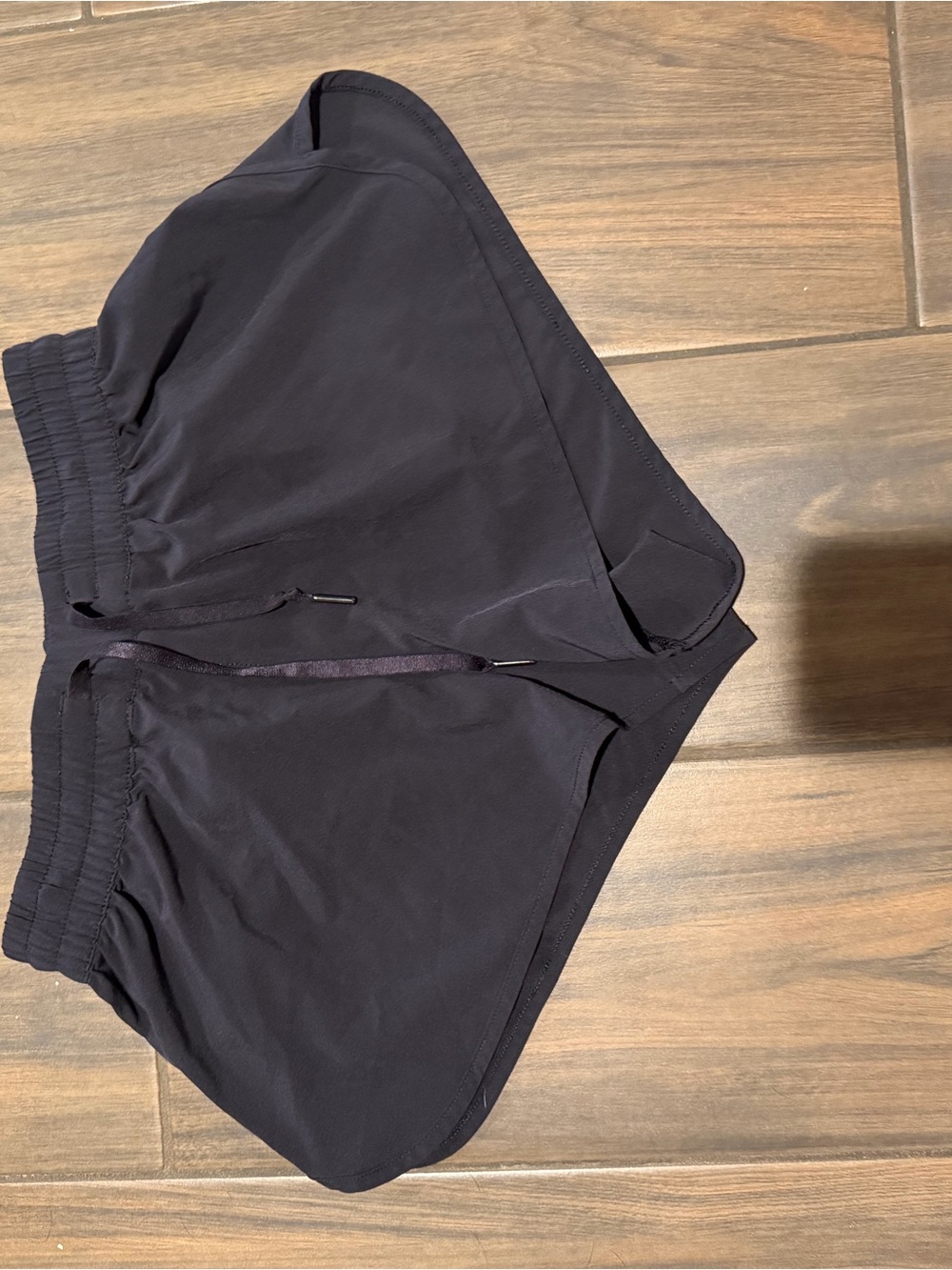 Stori Black Athletic Running Shorts